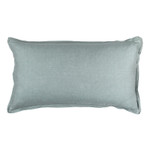 Lili Alessandra Bloom Double Flange King Pillow - Sky Linen