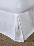 Orchids Lux Home Zurich Bed Skirt - White