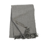 Pom Pom at Home James Oversized Throw - Ivory/Charcoal