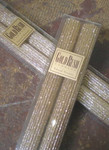 Gold Rush 12" Natural Beeswax Glitter Candle Set - Fools Gold