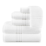 Peacock Alley Chelsea 6 PC Towel Set - White