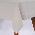 Kassatex Linen Tablecloth - Taupe