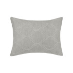 Elisabeth York Elaine Matelassé Pillow Sham - Stone