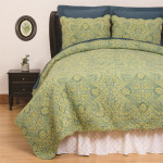 C&F Kashmir Paisley Queen Quilt Set