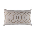 Lili Alessandra Magic Large Rectangle Pillow - Light Sand/ Dark Sand