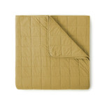 Peacock Alley 4 Square Quilted Coverlet - Honey