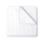 Peacock Alley 4 Square Quilted Coverlet - White