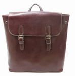 22 Tote Leather Backpack - Wine