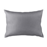 Lili Alessandra Retro Pewter Cotton Luxe Euro Pillow