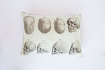Evangeline Linen Pillow - Skull Figures