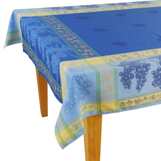 bay blue table linen