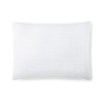 Peacock Alley Grid Washed Percale Pillow Sham - Charcoal