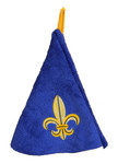 Provence Fleur-de-lis Round Terrycloth Towel - Blue