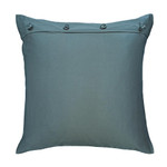 Ann Gish Charmeuse Pillow with French Knot - Water