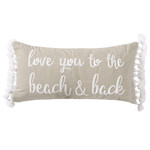 Levtex Love You to the Beach & Back Oblong Pillow