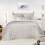 Orchids Lux Home Madison Quilt - Oyster
