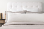 Amity Home Ranier Linen Body Pillow - Ivory