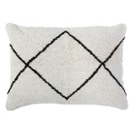 Pom Pom at Home Freddie Hand Woven Big Pillow - Ivory/Charcoal