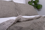 Amity Home Kent Linen Bedspread - Kale/Natural