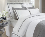 DownTown Company Chelsea Duvet Cover - White/Grey