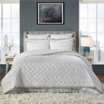 Orchids Lux Home Bliss Quilt - Sand
