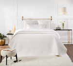 Orchids Lux Home Lucy Coverlet - Pearl