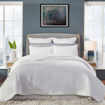 Orchids Lux Home Malibu Coverlet - Pearl
