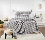 Orchids Lux Home Doyle Blanket - Charcoal
