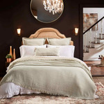 Orchids Lux Home Monroe Blanket - Mint