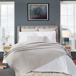 Orchids Lux Home Tivoli Blanket - Grey