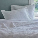 TL at Home Hudson Pillow Sham - White