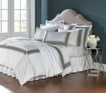 TL at Home Vienna Duvet Cover - White Sateen
