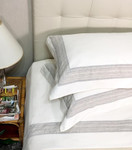 TL at Home Verbier Duvet Cover - White Sateen