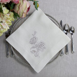 Arte Italica Giulietta Napkin Set - Cream/Grey