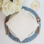 Arte Italica Hemstitch Napkin Set - Cream