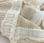 TL at Home Hudson Oversize Throw - Natural Linen