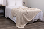 Amity Home Lynx Knitted Twin Coverlet - Natural
