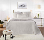 Orchids Lux Home Lucy Coverlet - Oyster