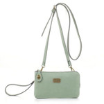 Liz Soto Tina Crossbody/Wristlet/Wallet - Mint