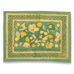 Couleur Nature Fruit Placemats Yellow & Green, Set of 6