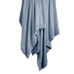 HiEnd Accents Cotton Knit Blanket - Light Blue