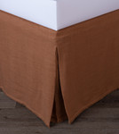 Amity Home Ranier 3 Panel Bed Skirt - Saddle