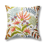Ann Gish Cloud Forest Square Pillow - White
