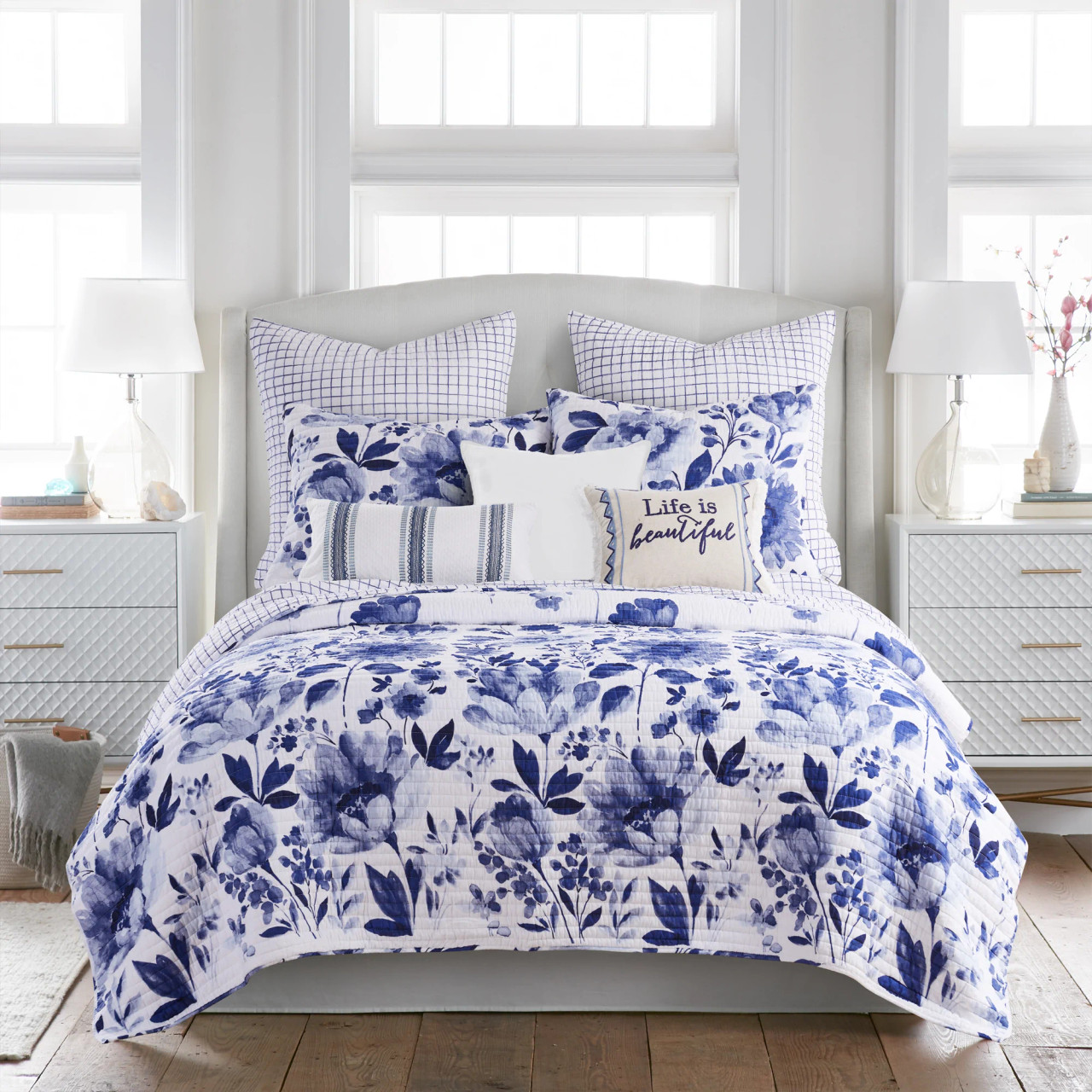 Levtex Home Riella Garden Quilt Set - Bay Home and Linens