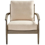 Cyan Design Astoria Chair - Weathered Oak and Tan