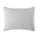 Peacock Alley Heritage Stonewashed Linen Sham - Gray