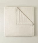 Peacock Alley Newport Cotton Blanket - Platinum