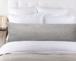 Amity Home Damara Linen Body Pillow - Grey Chambray