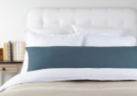 Amity Home Damara Linen Body Pillow - Steel Blue