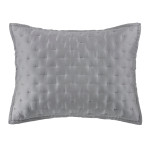 HiEnd Accents Lyocell Quilted Pillow Sham Set - Gray